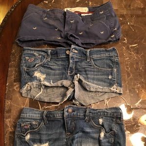 Hollister Shorts (3 pair)